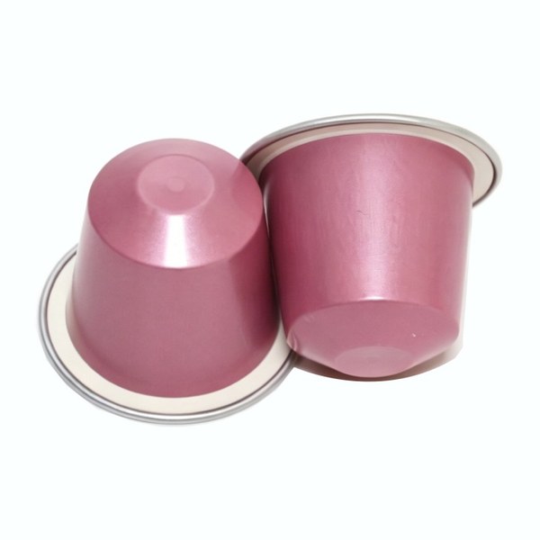 Nespresso aluminium capsule Pink