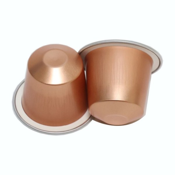 Nespresso aluminium capsule Bronze