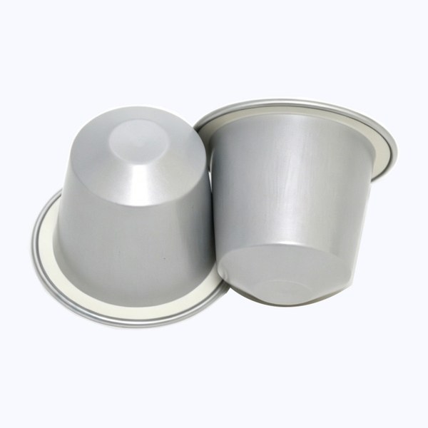 Nespresso aluminium capsule Grey