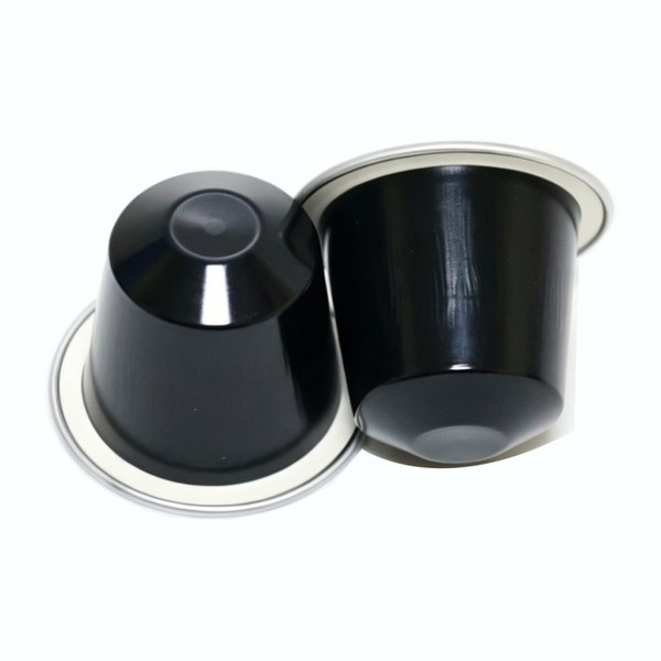 Nespresso aluminium capsule Black